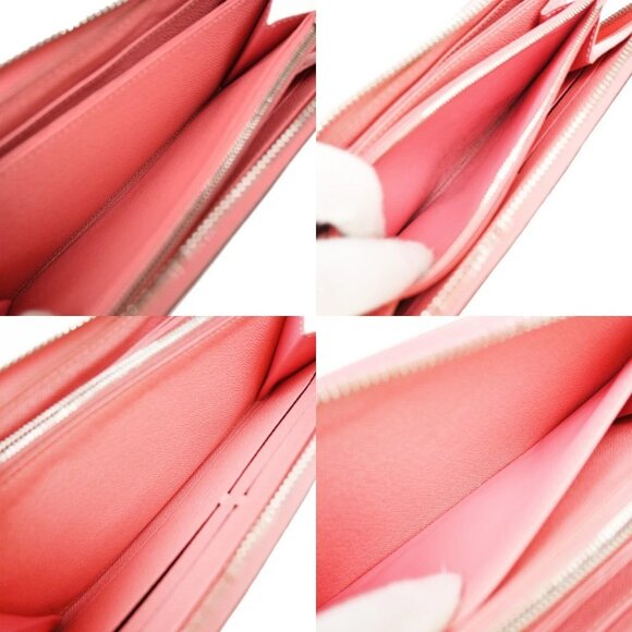 LOUIS VUITTON LV Logo Zippy Long Wallet Epi Leather Pink SHW M60663 65KB105 - Picture 12 of 14